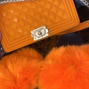 fur slides & luxury or you can get the set